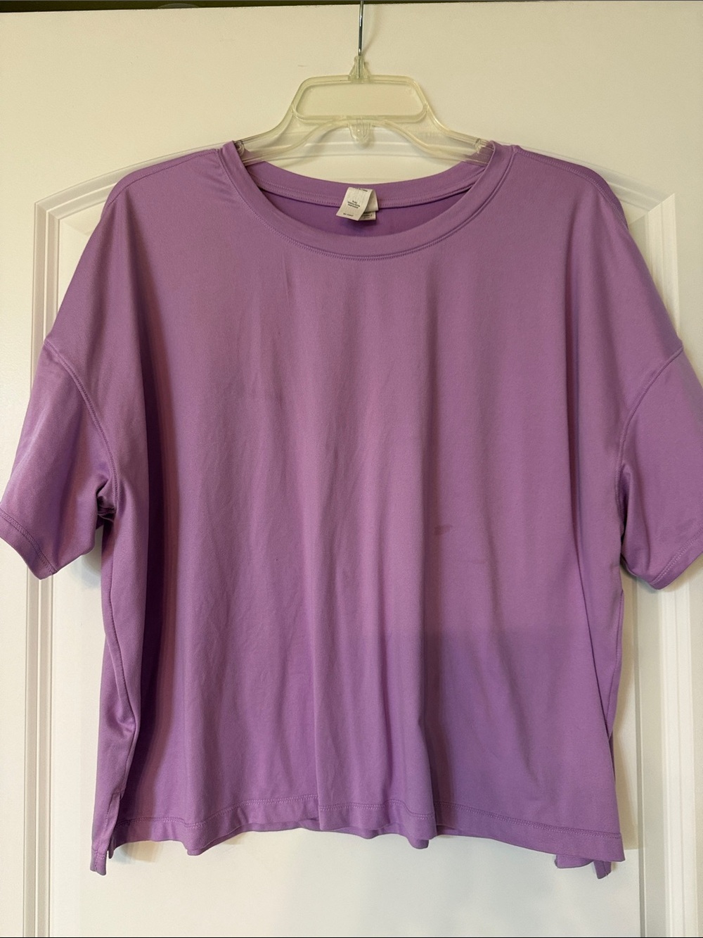 Yogalicious Lavender Relaxed Boxy Short-Sleeve Tee